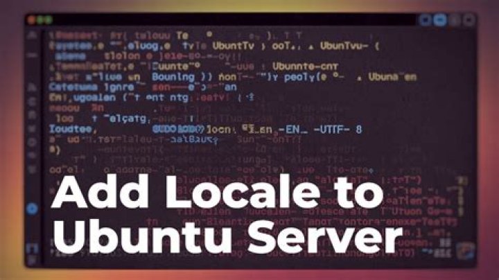 How do I add locale to ubuntu server?