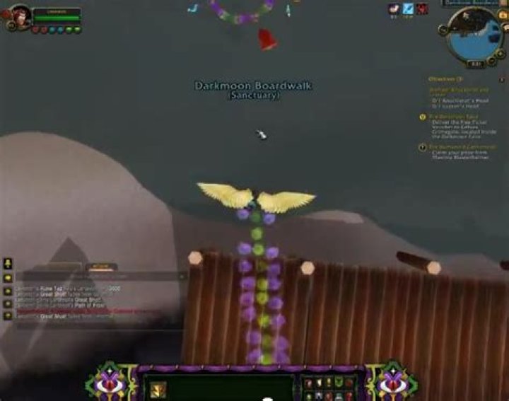 How do I complete the Darkmoon Faire quest 'The Humanoid Cannonball' in one go?