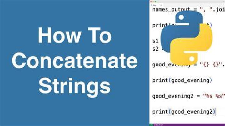 How do I concatenate items in a list to a single string?