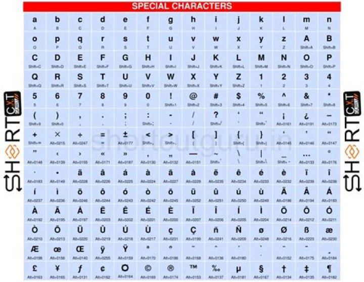 How do I get a special character on a netbook without a number pad?