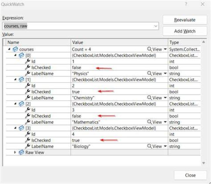 How do I implement a checkbox list in ASP.NET Core?