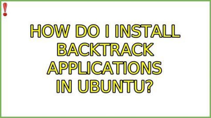 How do I install Backtrack applications in Ubuntu? [duplicate]