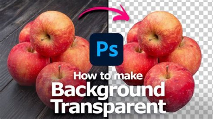 How do I make an image background transparent in Photoshop?