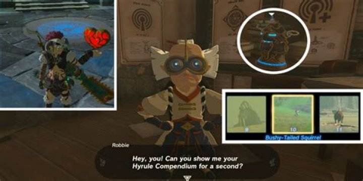 How do I photograph the Master Sword for the Hyrule Compendium?