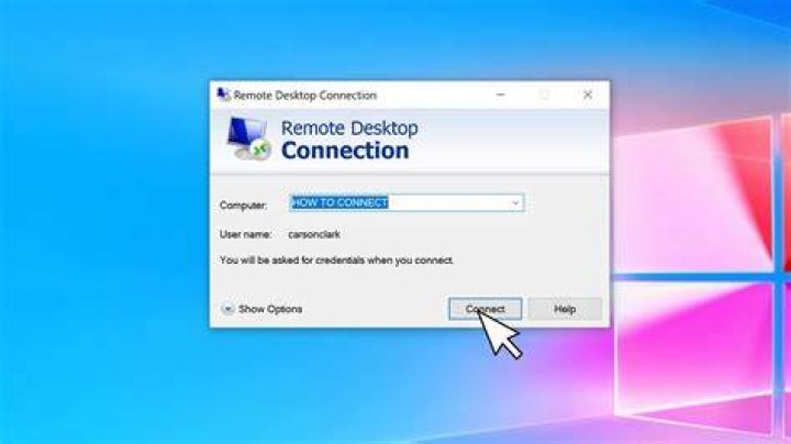 How do I pin a remote desktop connection to the taskbar?