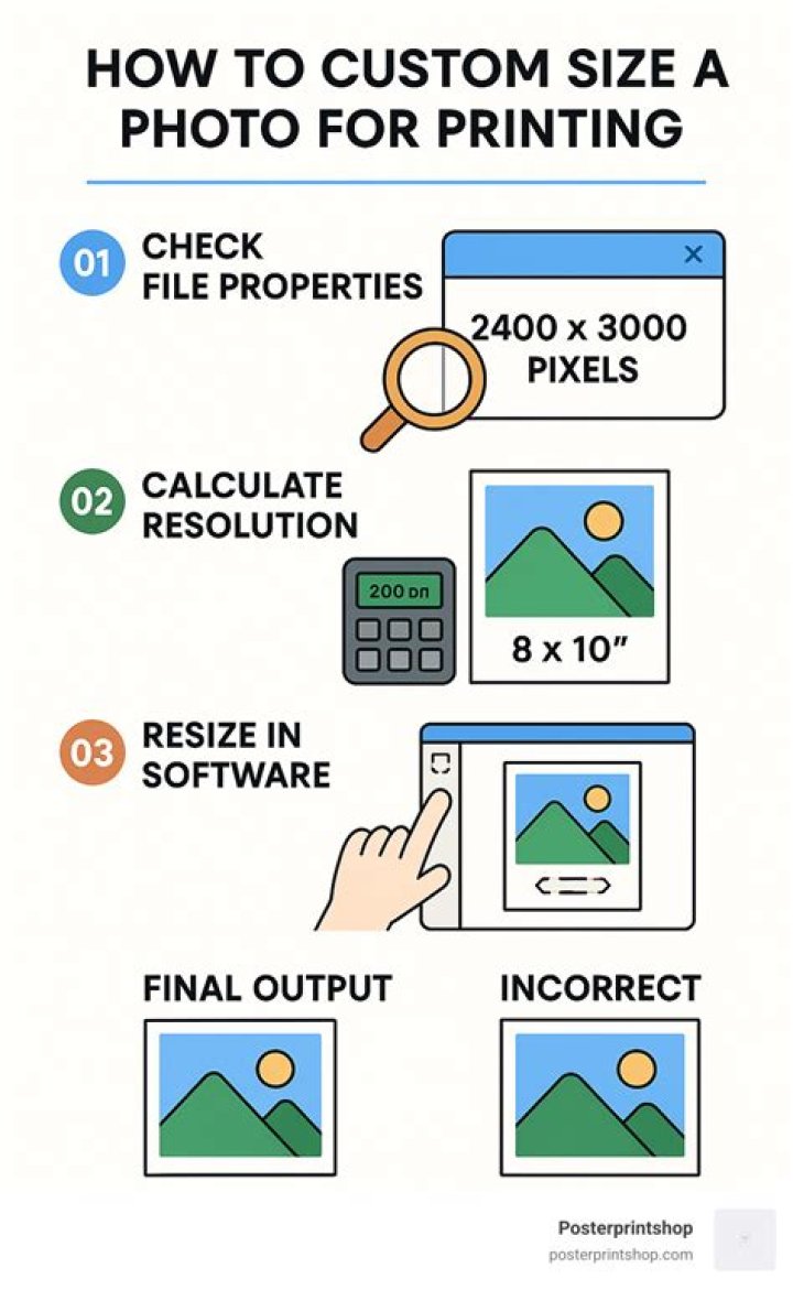 How do I print an image at actual size?