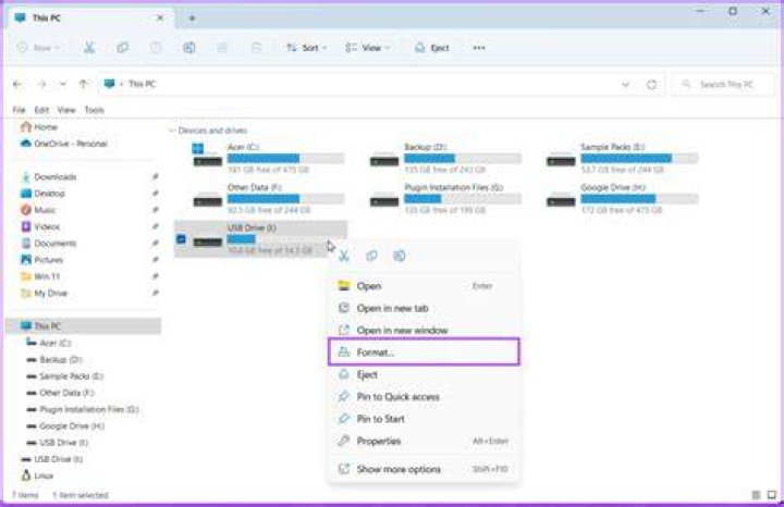 How do I print to a USB drive?
