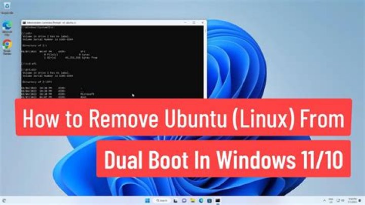 How do I remove Ubuntu from a dual boot without a Windows or Ubuntu CD?