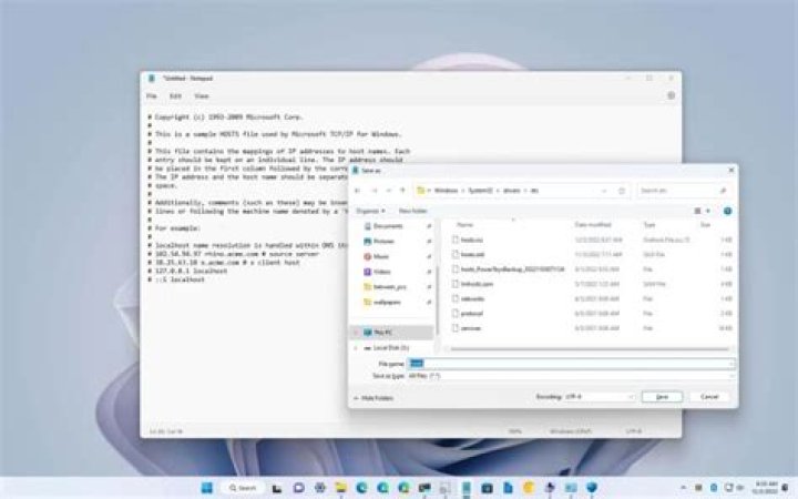 How do I restore my Windows PC’s default hosts file? I can’t seem to edit it even as admin