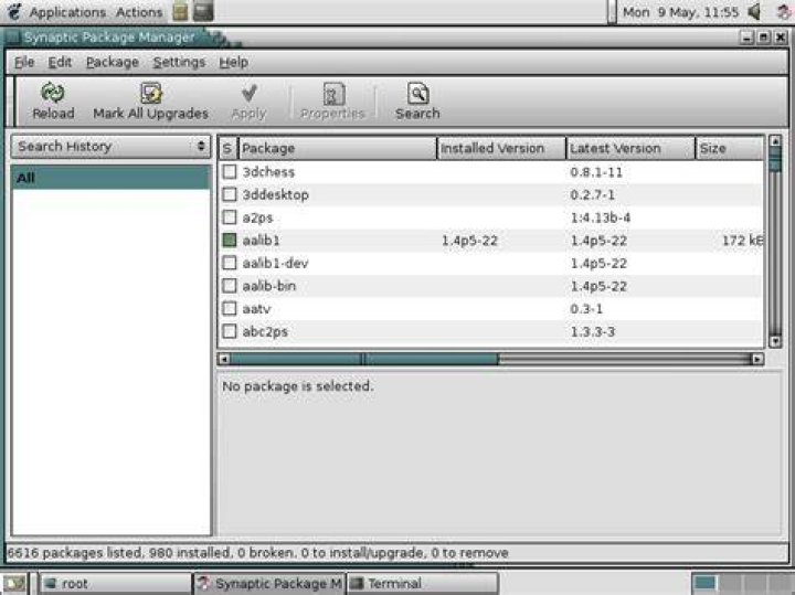 How do I show apt-get package management history via command line?