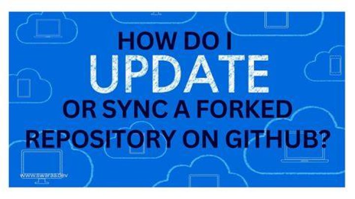 How do I update or sync a forked repository on GitHub?