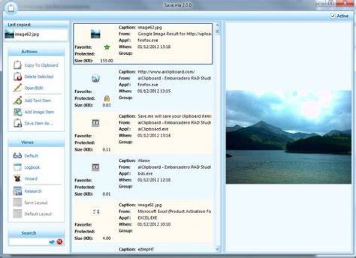 How do I view the content of the Clipboard in Windows 8?