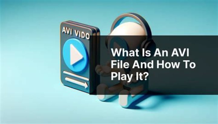 How do I watch an AVI file?