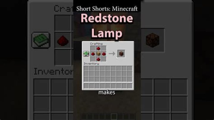 How do you craft a redstone lamp and a daylight sensor?