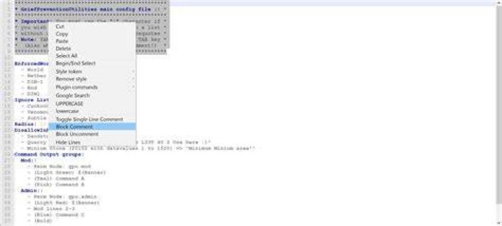 How do you do block comments in YAML?