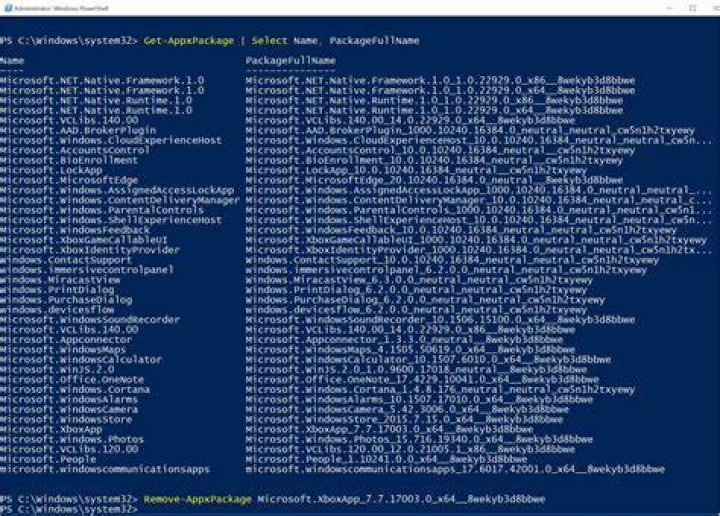 How do you forcefully remove apps in Windows 10?