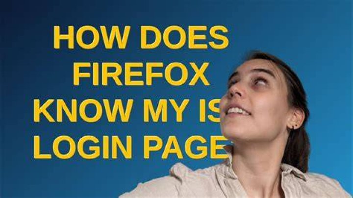 How does Firefox know my ISP login page?