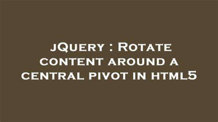 How jQuery rotate works