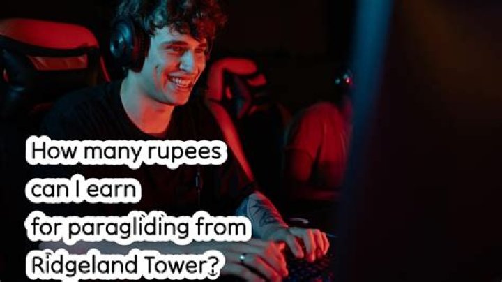 How many rupees can I earn for paragliding from Ridgeland Tower?