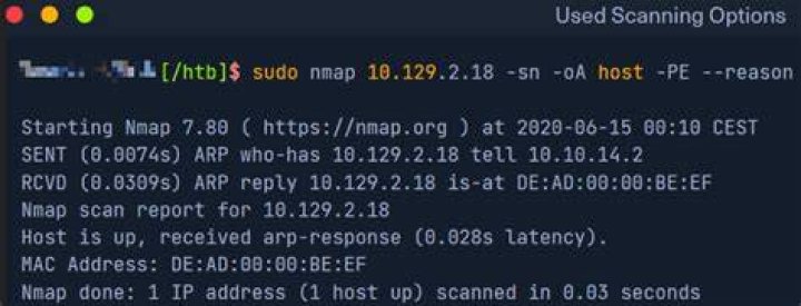 How Nmap detect MAC address?