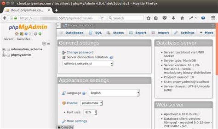how to access phpmyadmin in lamp