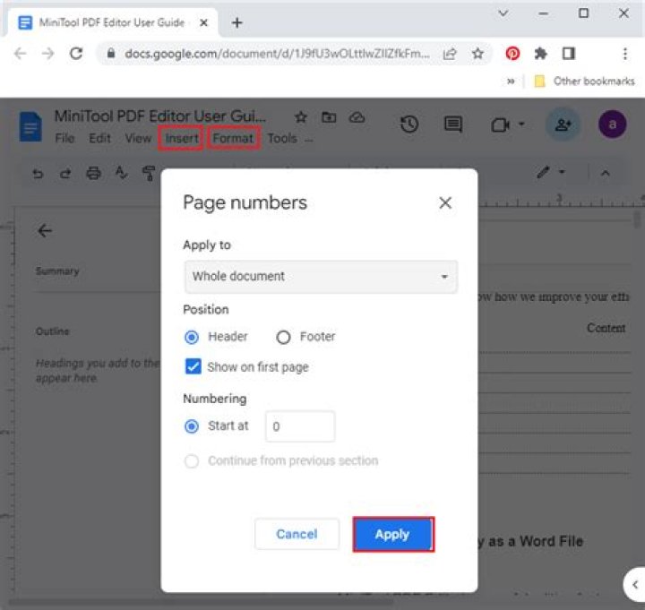 How to add page numbers to output when converting epub file via command line interface of ebook-convert (calibre)?