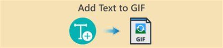 How to add text over GIF animation?