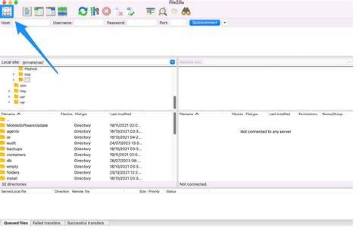 How to associate a keyfile with a site in FileZilla