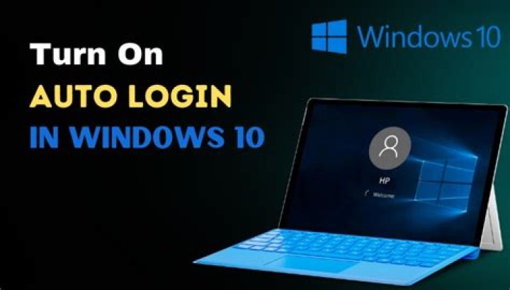 How to auto login in Windows 10 with PIN?