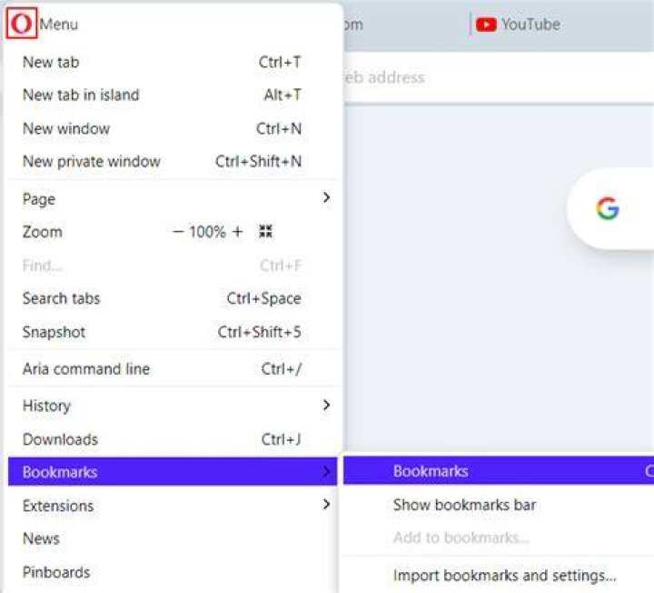 How to bookmark all open tabs in Opera 30 as a folder?