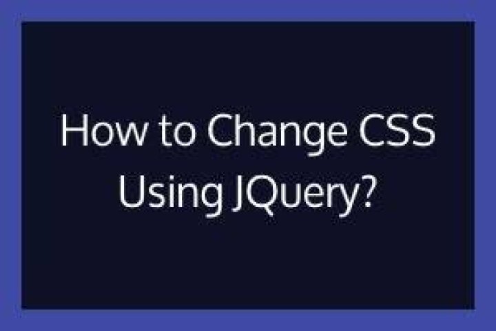 How to change CSS using jQuery?