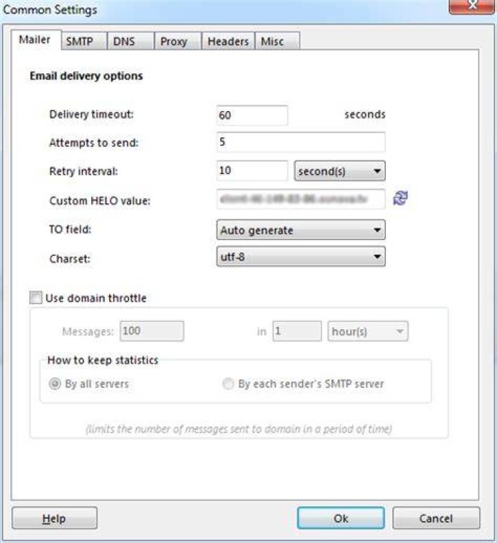 How to change Helo Address?