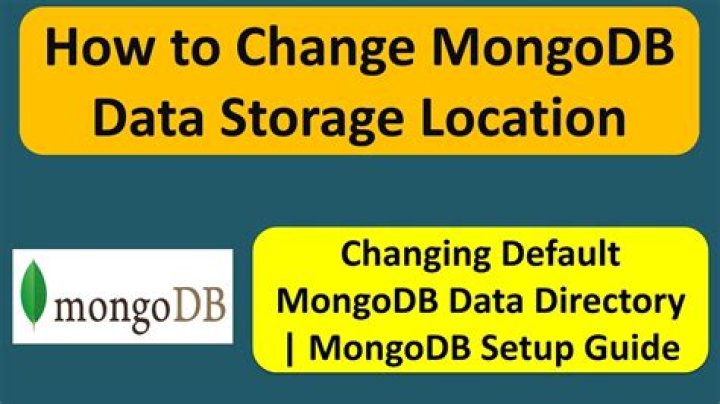 How to change the location that MongoDB uses to store its data?