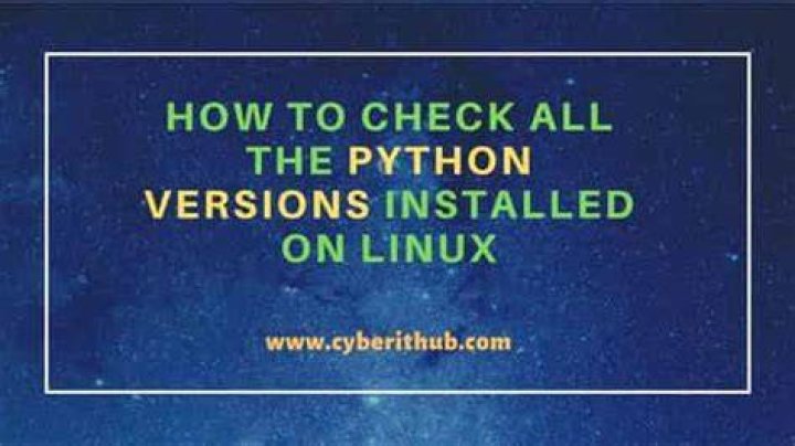 How to check all versions of python installed on osx and centos