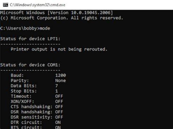 How to check COM ports in Windows 10?