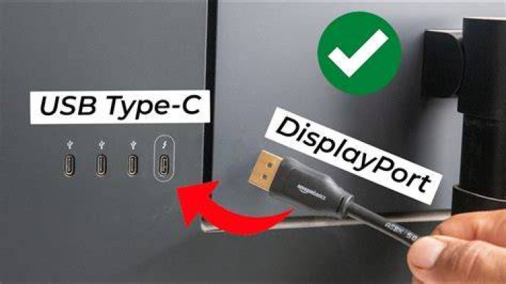 How to check if my computer has a usb-c that can be used for display port