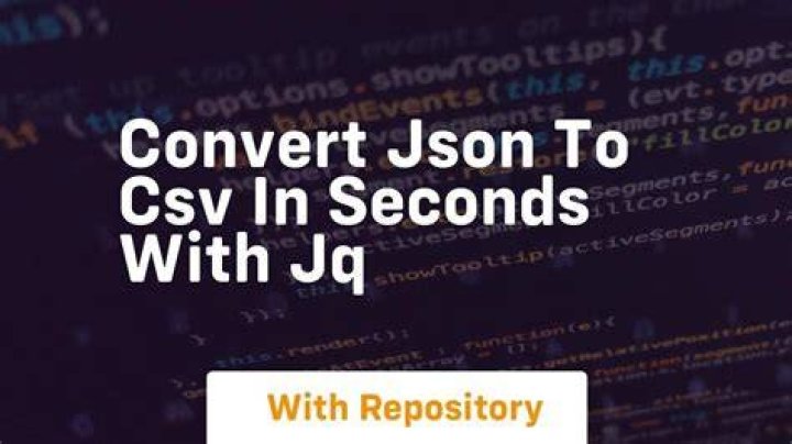 How to convert arbitrary simple JSON to CSV using jq?