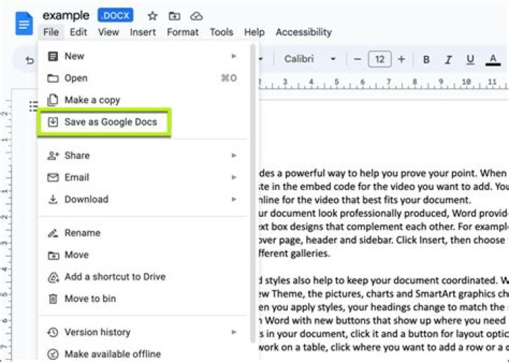 How to convert document from Google Docs to text file
