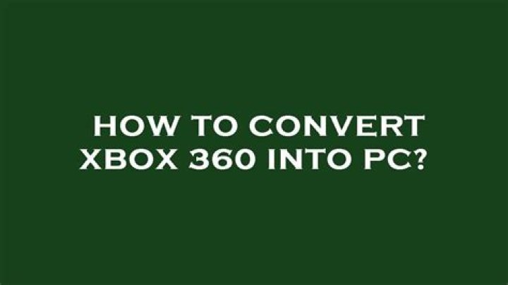 How to convert XBOX 360 save to PC save?