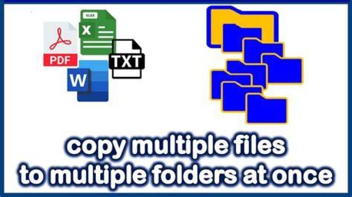 How to copy a file to multiple folders using the command line?