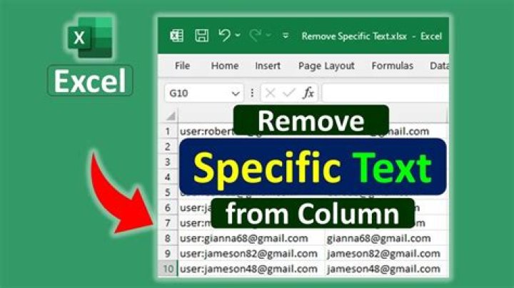 How to delete a specific word in Excel?