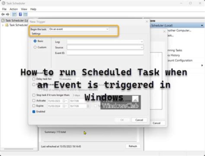 How to detect if a specific scheduled task is running?