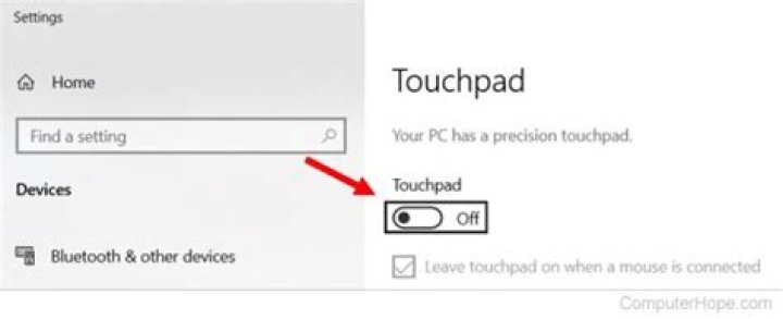 How to disable touchpad on Windows 7?