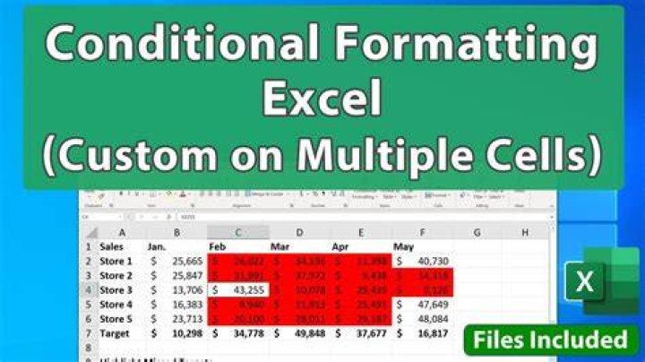 How to do conditional formatting on multiple columns, each based on its own values