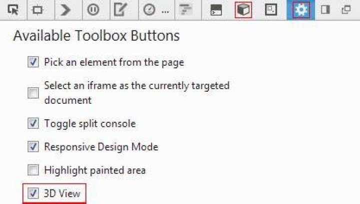 How to enable the new 3D page inspector view in Firefox 11
