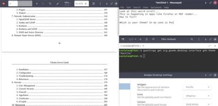 How to fix GTK3 scrollbar behavior