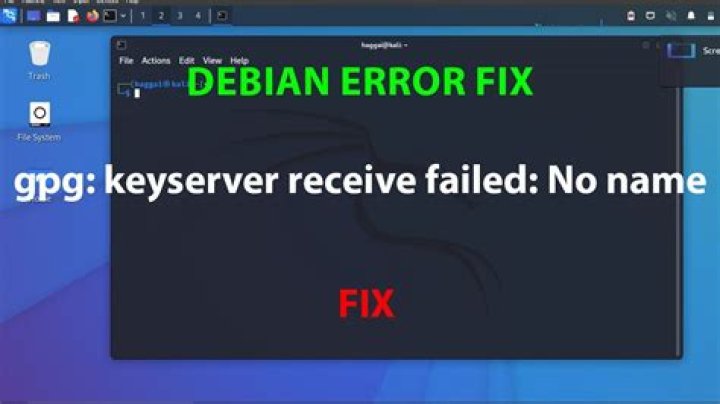 How to fix the error: gpg: keyserver receive failed: No keyserver available?