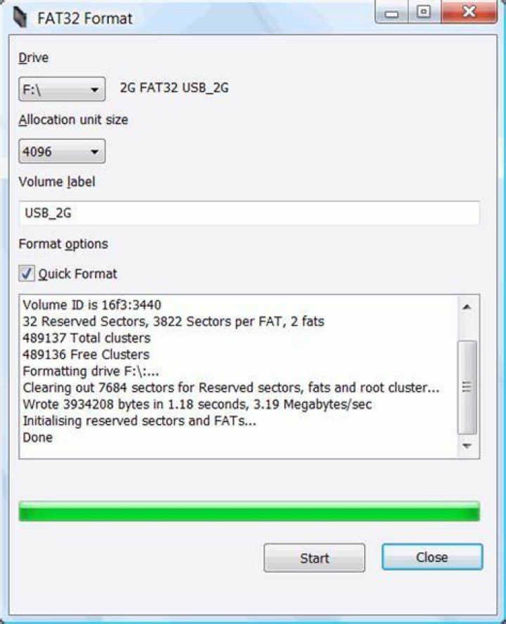 How to format to FAT32 under Windows 8?