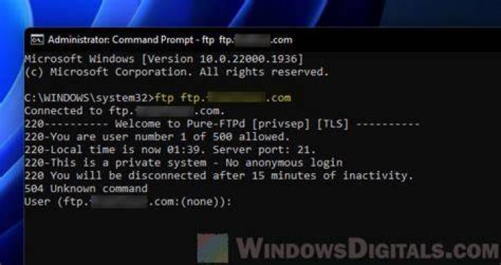 how to FTP to a computer inside a LAN