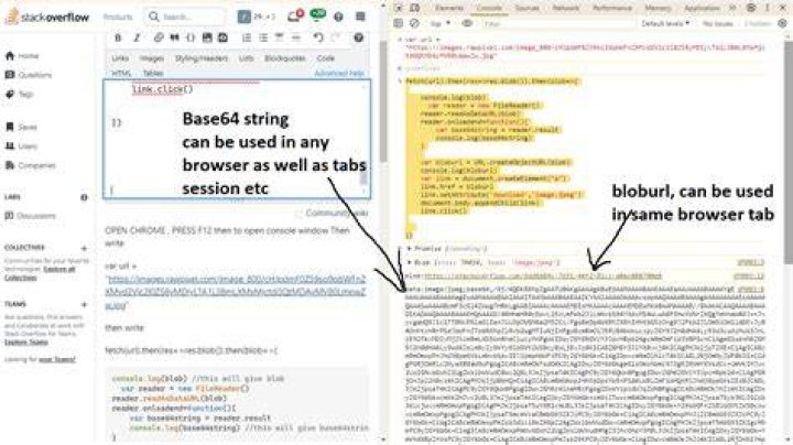 How to get a file or blob from an object URL?
